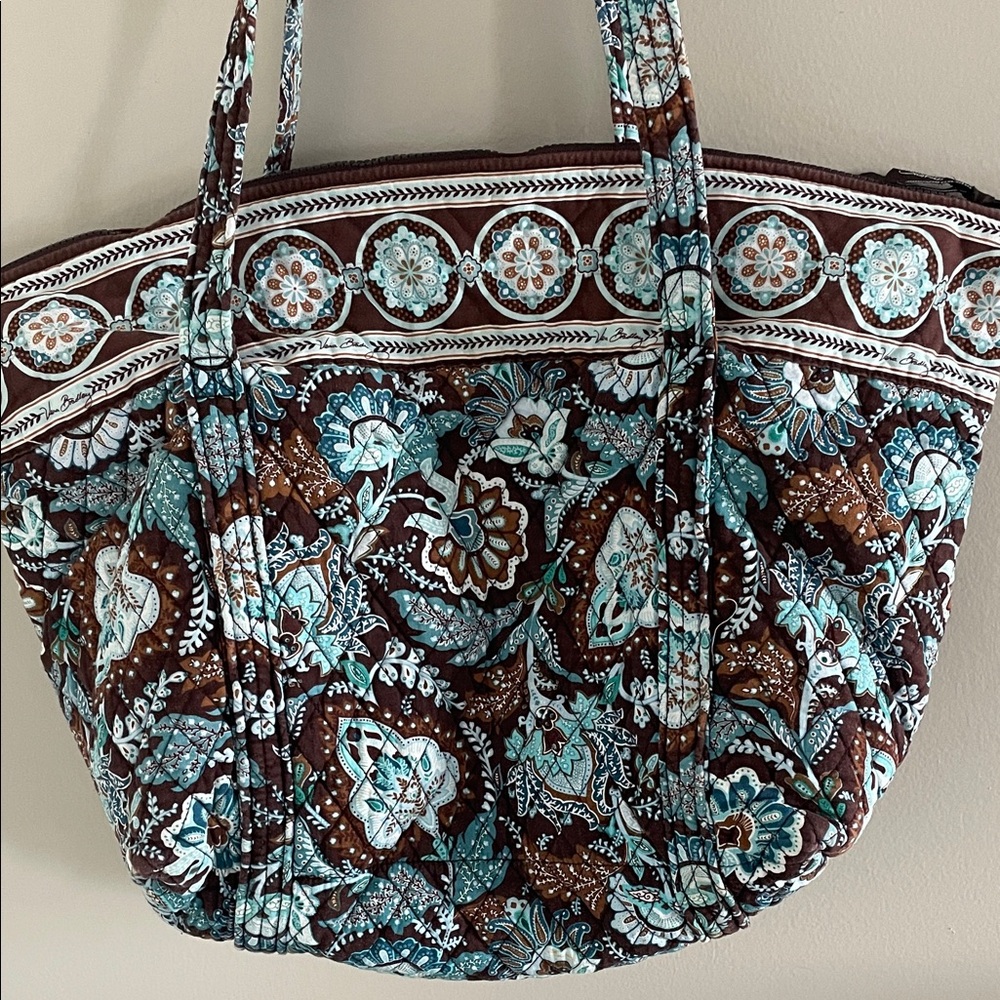 Vera Bradley Java Mocha Weekender Duffel Tote Bag… - image 3